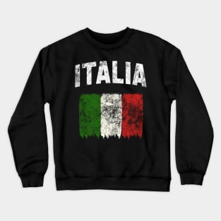 Italia - Italian Flag Crewneck Sweatshirt